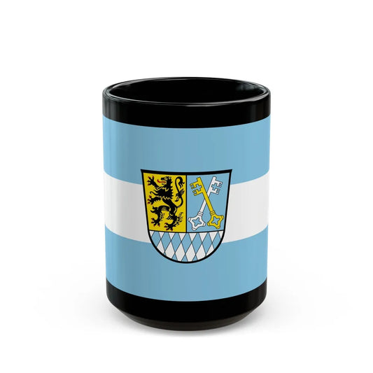 Flag of Berchtesgadener Land Germany - Black Coffee Mug-15oz-Go Mug Yourself