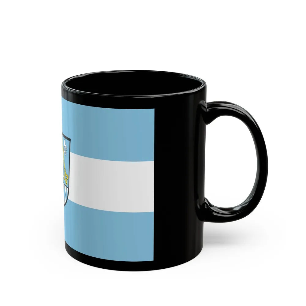 Flag of Berchtesgadener Land Germany - Black Coffee Mug-Go Mug Yourself