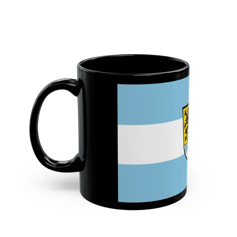 Flag of Berchtesgadener Land Germany - Black Coffee Mug-Go Mug Yourself