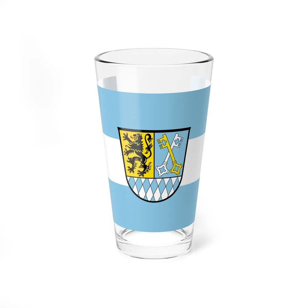 Flag of Berchtesgadener Land Germany - Pint Glass 16oz-16oz-Go Mug Yourself