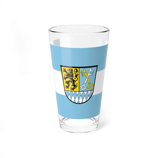 Flag of Berchtesgadener Land Germany - Pint Glass 16oz-16oz-Go Mug Yourself