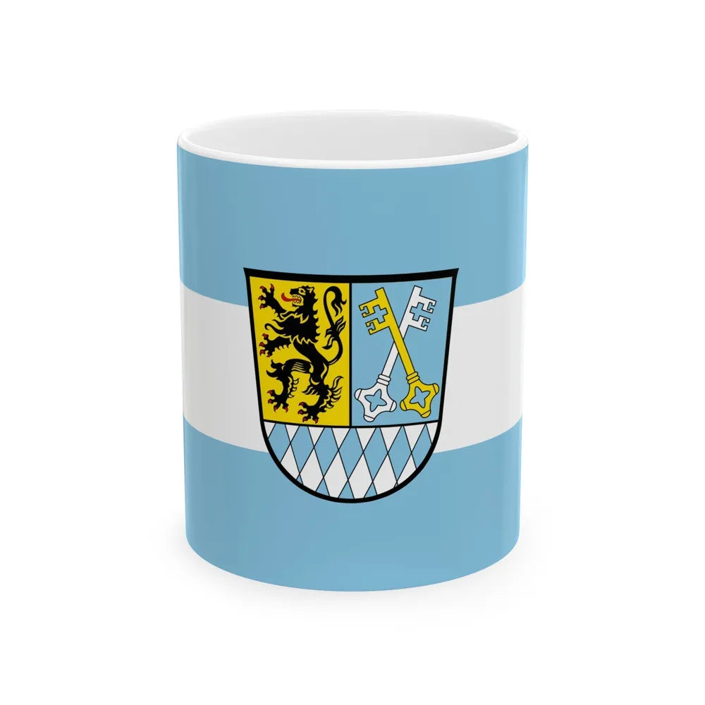 Flag of Berchtesgadener Land Germany - White Coffee Mug-11oz-Go Mug Yourself