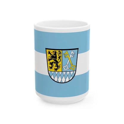 Flag of Berchtesgadener Land Germany - White Coffee Mug-15oz-Go Mug Yourself