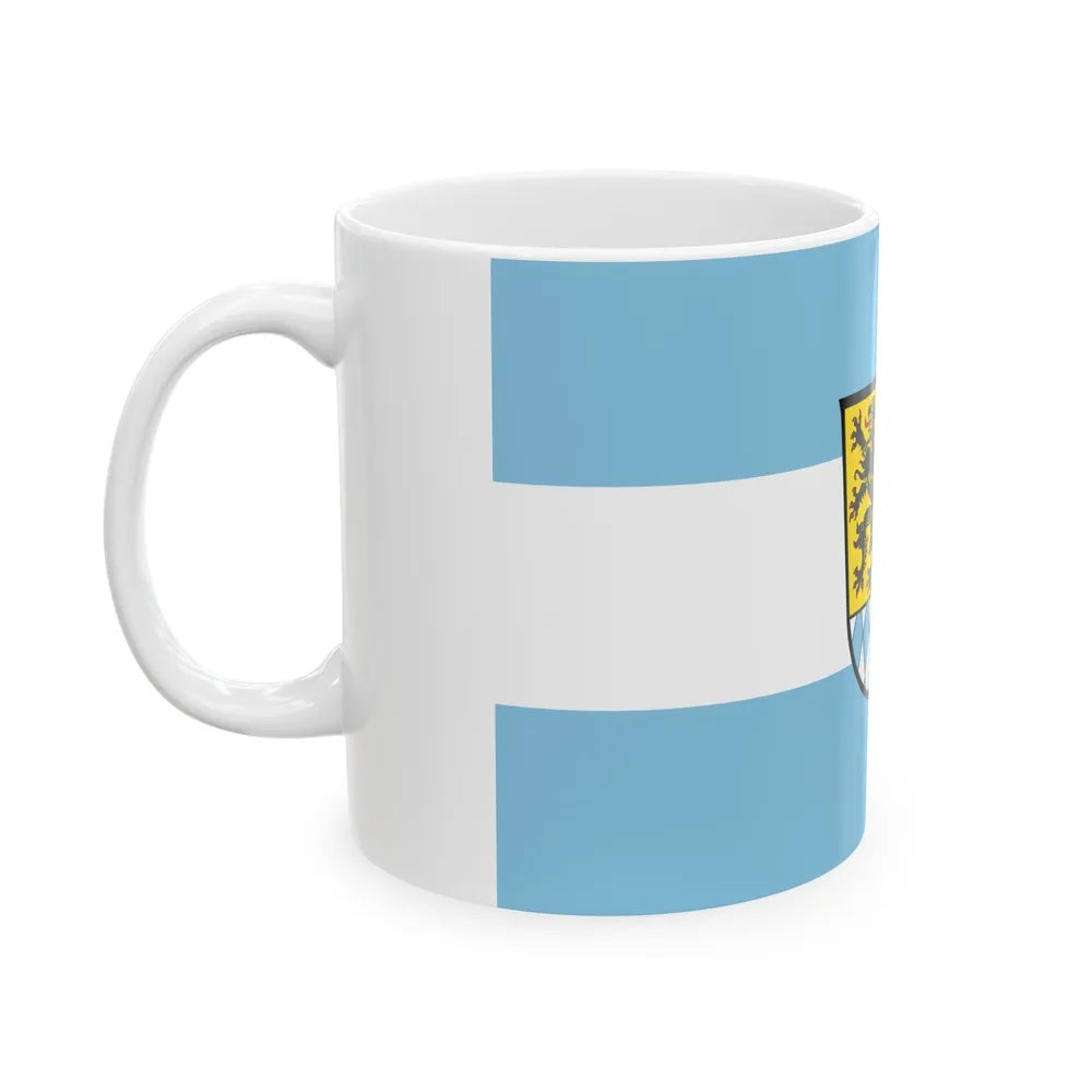 Flag of Berchtesgadener Land Germany - White Coffee Mug-Go Mug Yourself