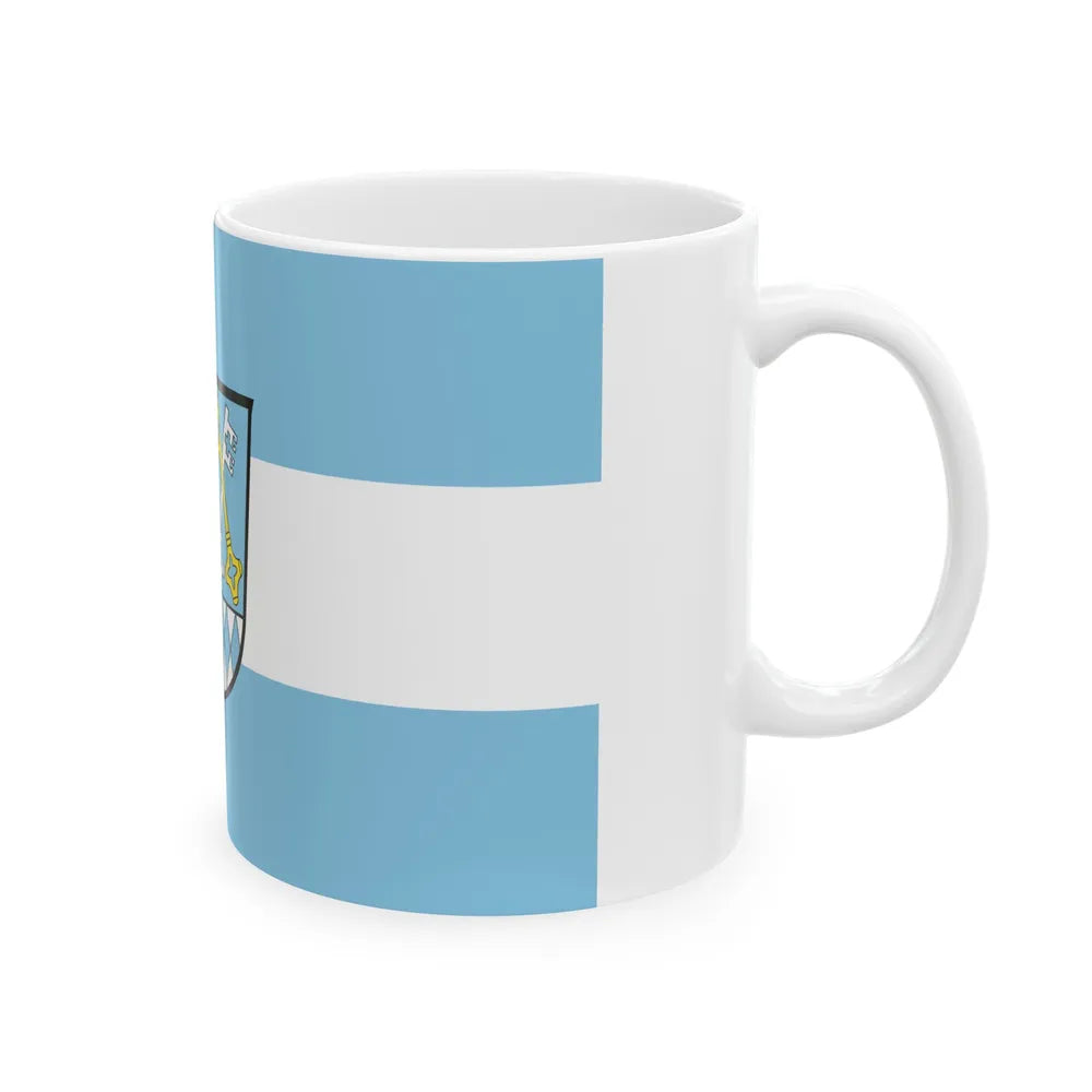 Flag of Berchtesgadener Land Germany - White Coffee Mug-Go Mug Yourself