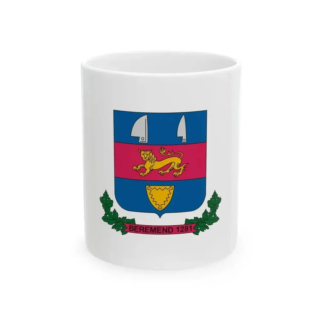 Flag of Beremend (Hungary) White Coffee Mug 11oz - Go Mug Yourself