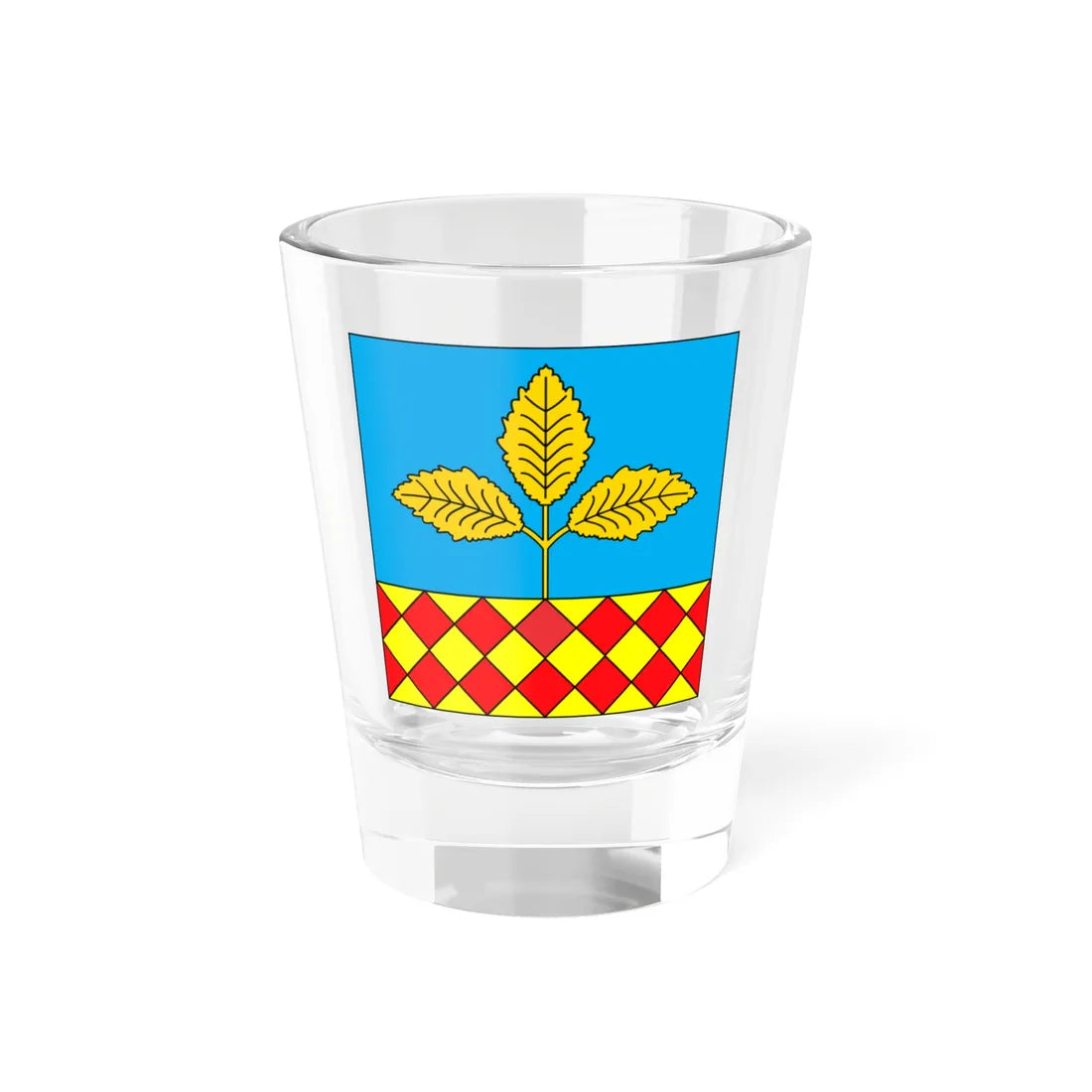 Flag of Berestechko (Ukraine) Shot Glass 1.5oz 1.5oz - Go Mug Yourself