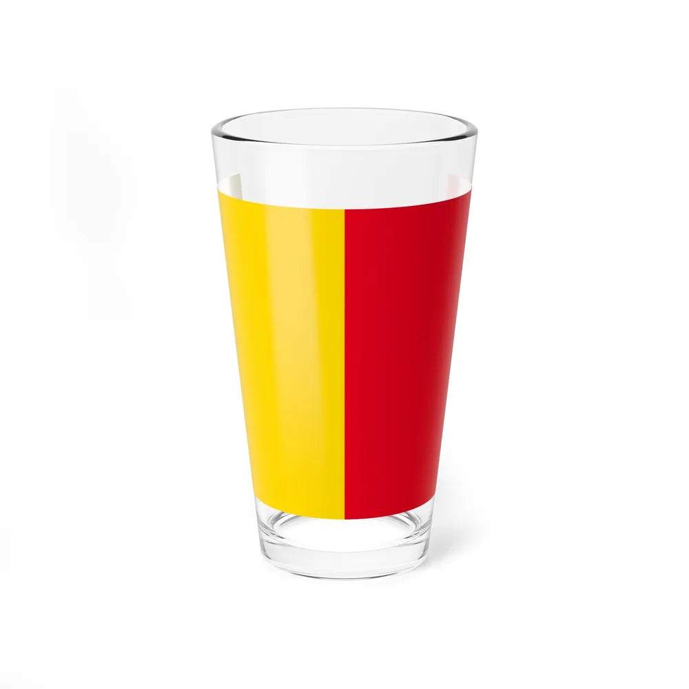 Flag of Bergamo Italy - Pint Glass 16oz-16oz-Go Mug Yourself