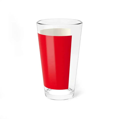 Flag of Bergamo Italy - Pint Glass 16oz - Go Mug Yourself