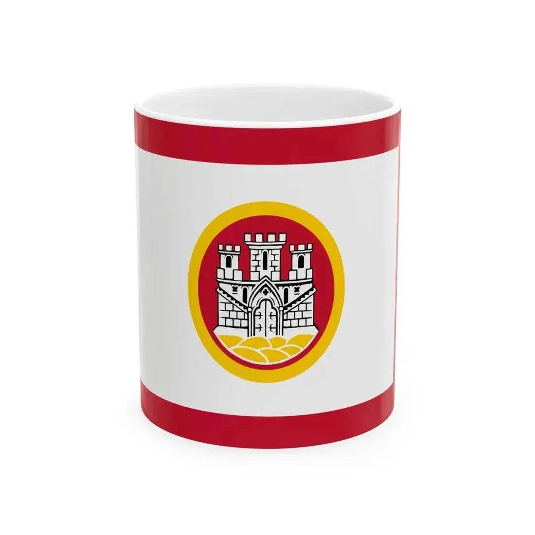 Flag of Bergen Norway (Norway) White Coffee Mug 11oz - Go Mug Yourself