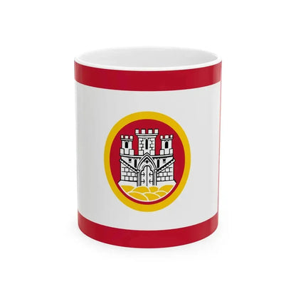 Flag of Bergen Norway (Norway) White Coffee Mug 11oz - Go Mug Yourself
