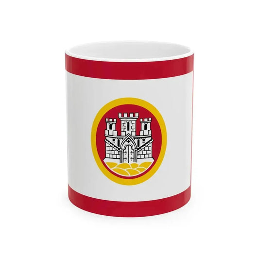 Flag of Bergen Norway (Norway) White Coffee Mug 11oz - Go Mug Yourself