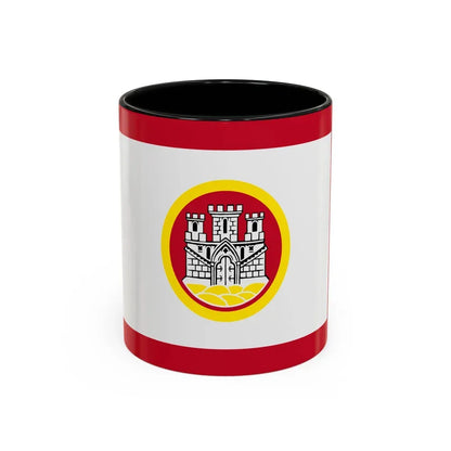 Flag of Bergen Vestland Norway - Accent Coffee Mug 11oz Black - Go Mug Yourself