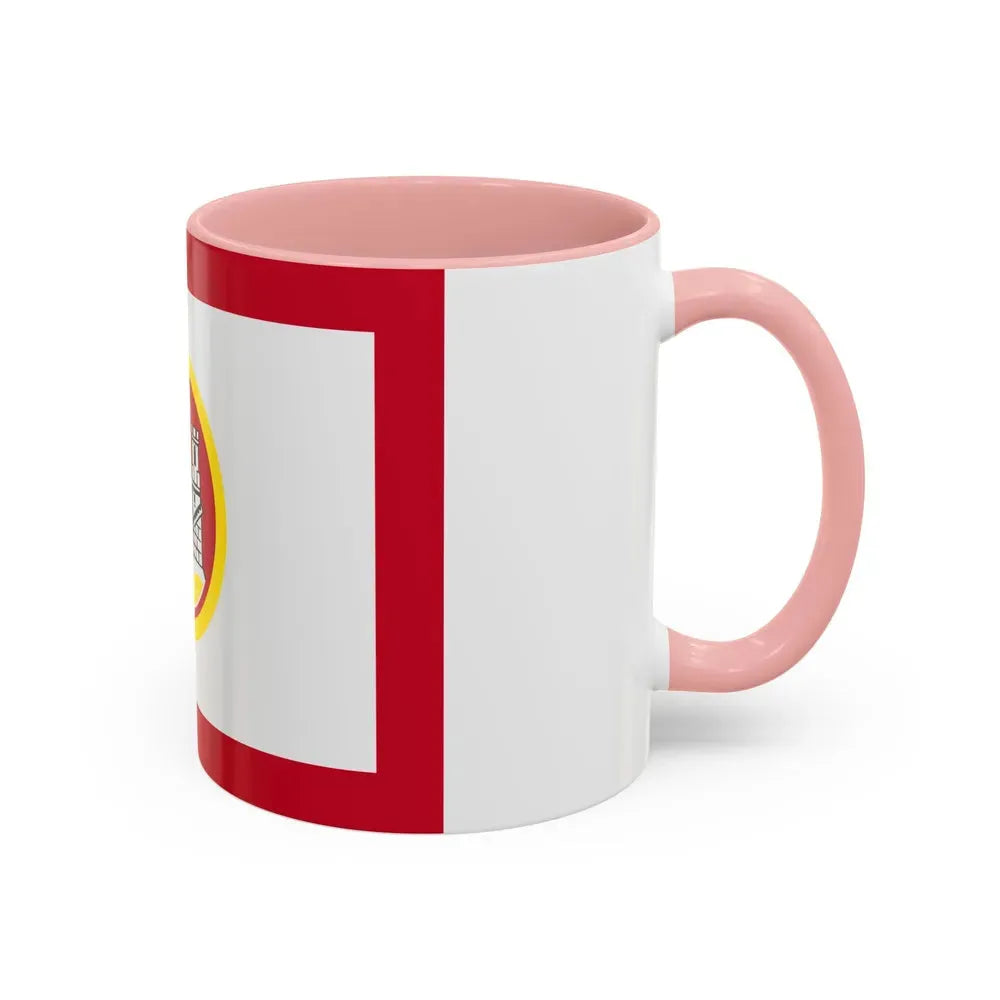 Flag of Bergen Vestland Norway - Accent Coffee Mug - Go Mug Yourself