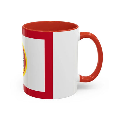 Flag of Bergen Vestland Norway - Accent Coffee Mug - Go Mug Yourself