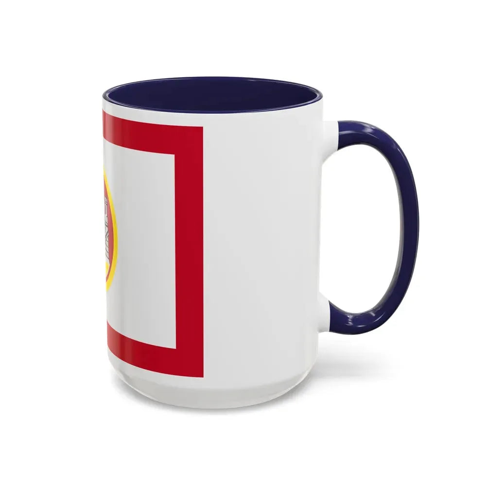 Flag of Bergen Vestland Norway - Accent Coffee Mug - Go Mug Yourself