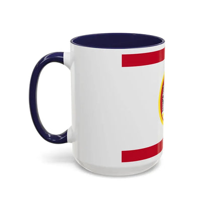 Flag of Bergen Vestland Norway - Accent Coffee Mug - Go Mug Yourself