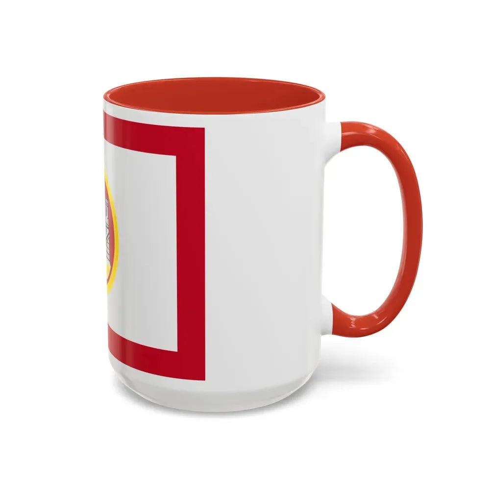 Flag of Bergen Vestland Norway - Accent Coffee Mug - Go Mug Yourself
