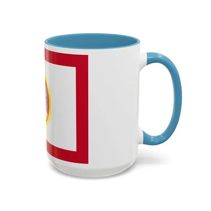 Flag of Bergen Vestland Norway - Accent Coffee Mug - Go Mug Yourself