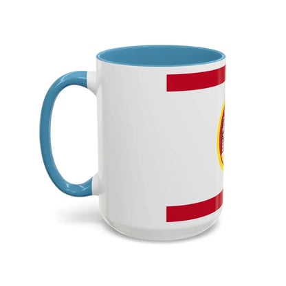 Flag of Bergen Vestland Norway - Accent Coffee Mug - Go Mug Yourself