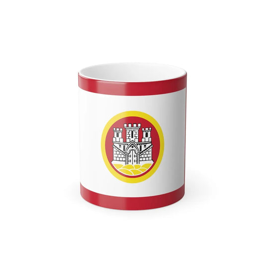 Flag of Bergen Vestland Norway - Color Changing Coffee Mug-11oz-Go Mug Yourself