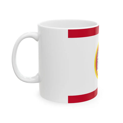 Flag of Bergen Vestland Norway - White Coffee Mug-Go Mug Yourself