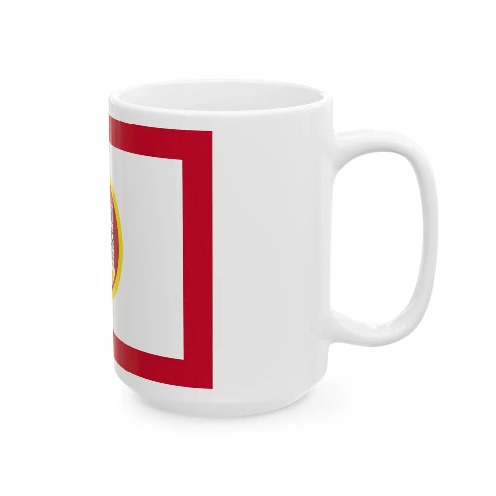 Flag of Bergen Vestland Norway - White Coffee Mug-Go Mug Yourself