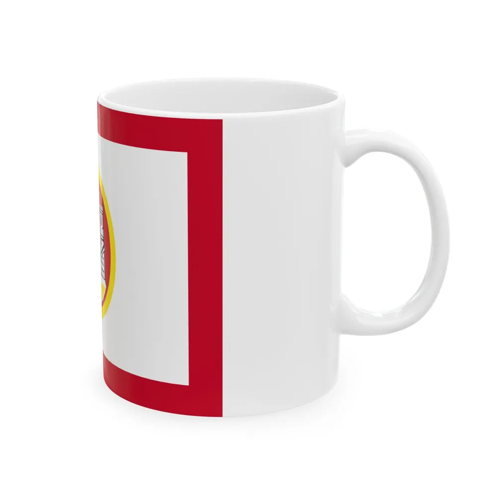 Flag of Bergen Vestland Norway - White Coffee Mug-Go Mug Yourself