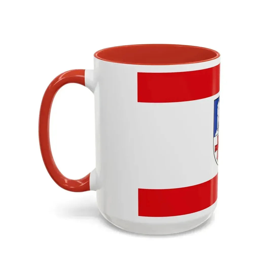 Flag of Bergstrasse Germany - Accent Coffee Mug - Go Mug Yourself