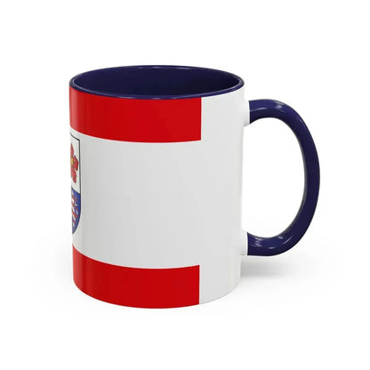 Flag of Bergstrasse Germany - Accent Coffee Mug - Go Mug Yourself