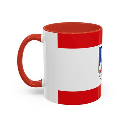 Flag of Bergstrasse Germany - Accent Coffee Mug - Go Mug Yourself