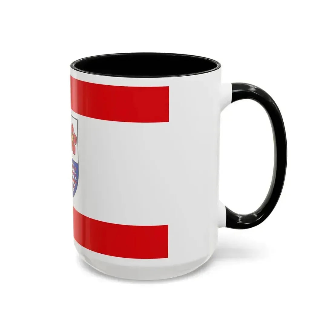 Flag of Bergstrasse Germany - Accent Coffee Mug - Go Mug Yourself