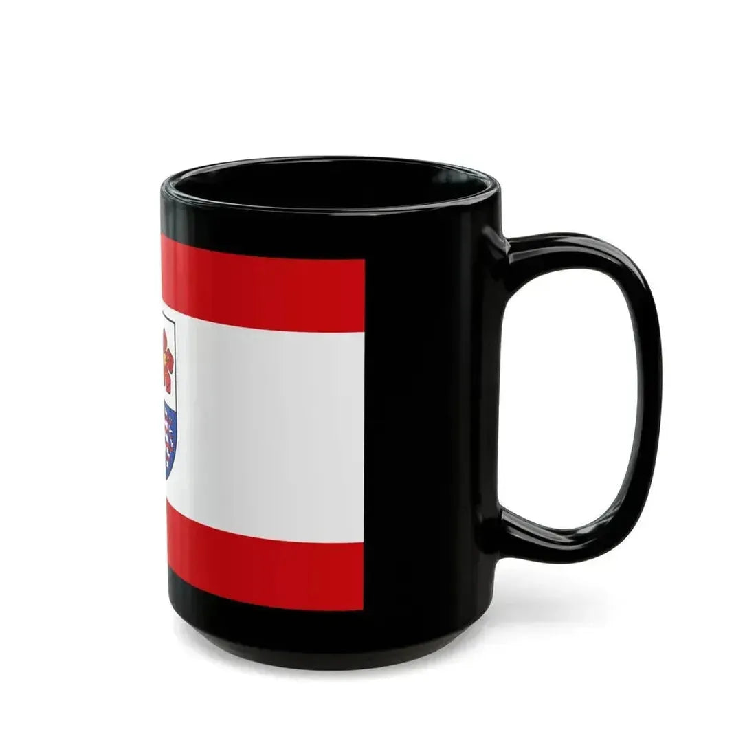Flag of Bergstrasse Germany - Black Coffee Mug - Go Mug Yourself