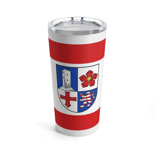 Flag of Bergstrasse Germany - Tumbler 20oz 20oz - Go Mug Yourself