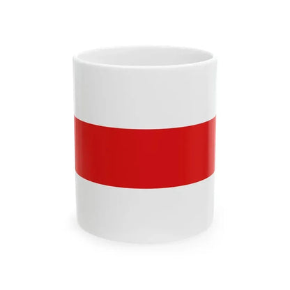 Flag of Berlare (Belgium) White Coffee Mug 11oz - Go Mug Yourself
