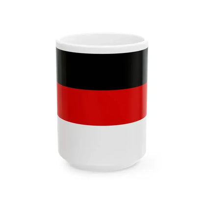 Flag of Berlin 1861 (Germany) White Coffee Mug 15oz - Go Mug Yourself