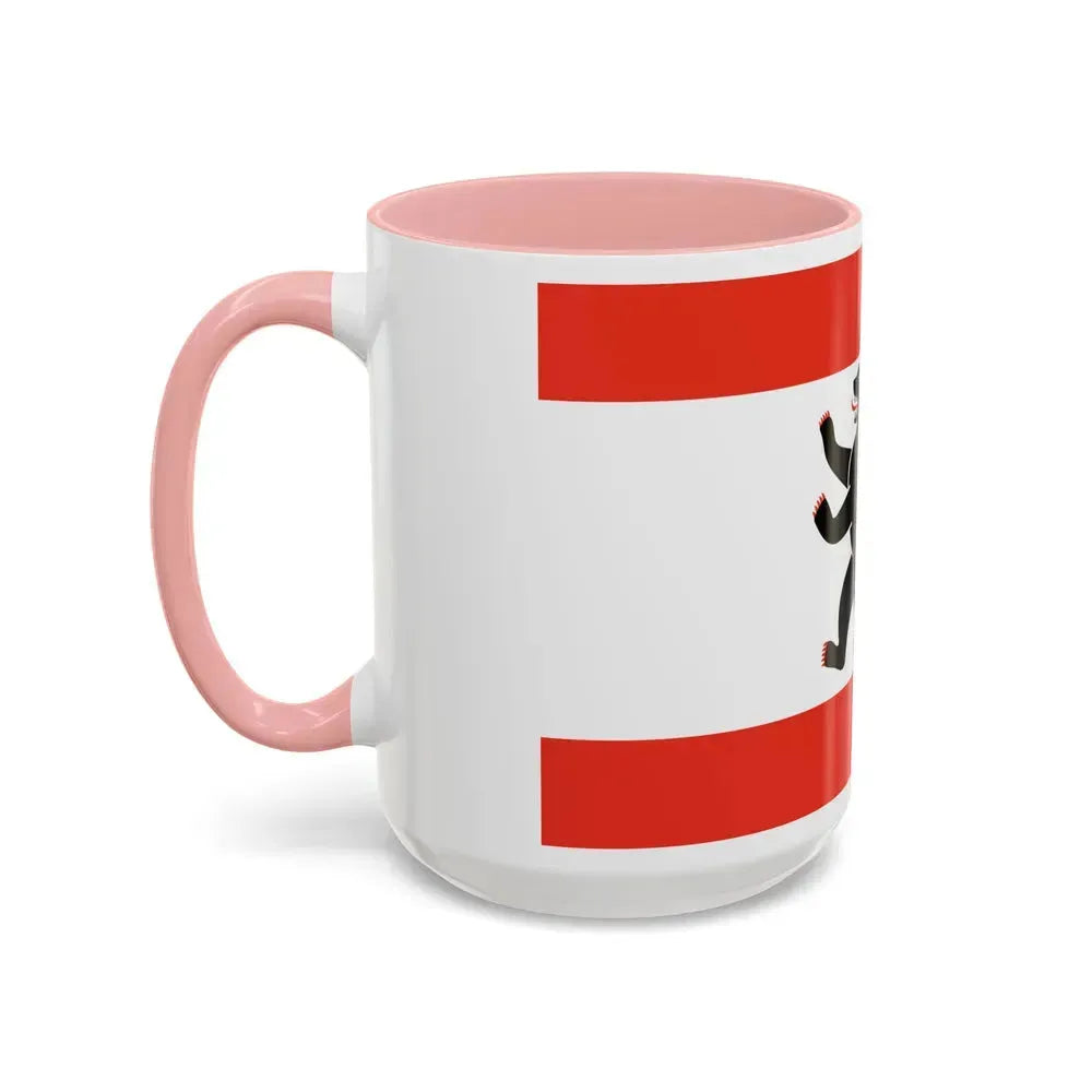 Flag of Berlin Germany - Accent Coffee Mug - Go Mug Yourself
