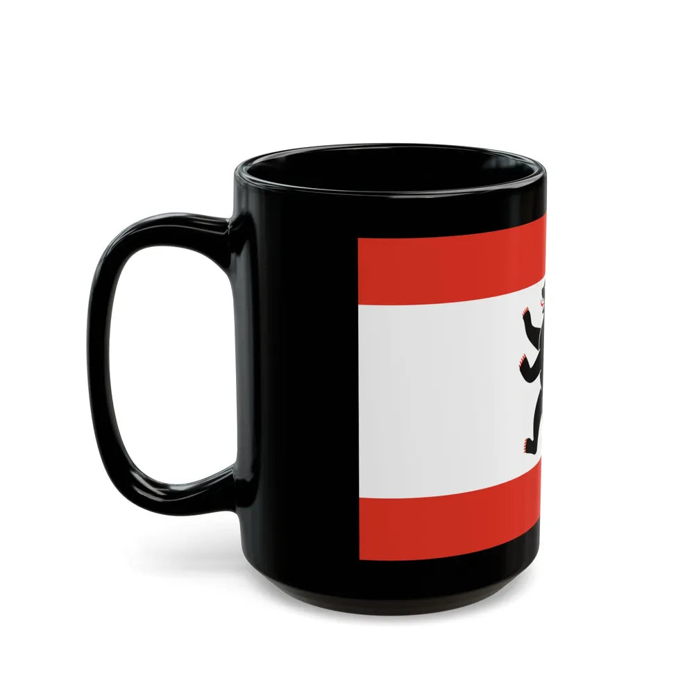 Flag of Berlin Germany - Black Coffee Mug-Go Mug Yourself