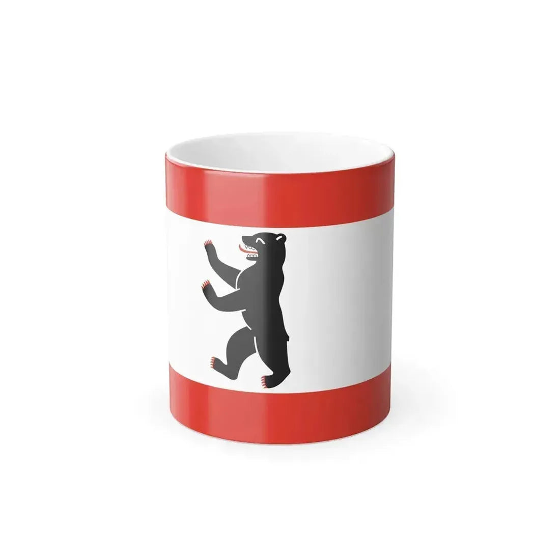 Flag of Berlin Germany - Color Changing Coffee Mug 11oz - Go Mug Yourself