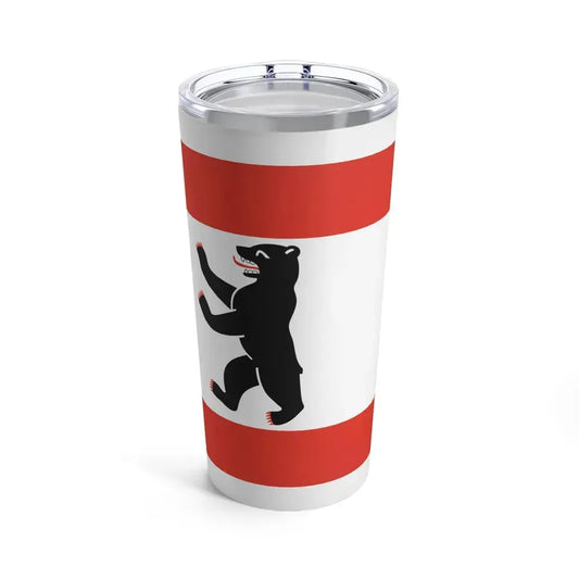 Flag of Berlin Germany - Tumbler 20oz 20oz - Go Mug Yourself