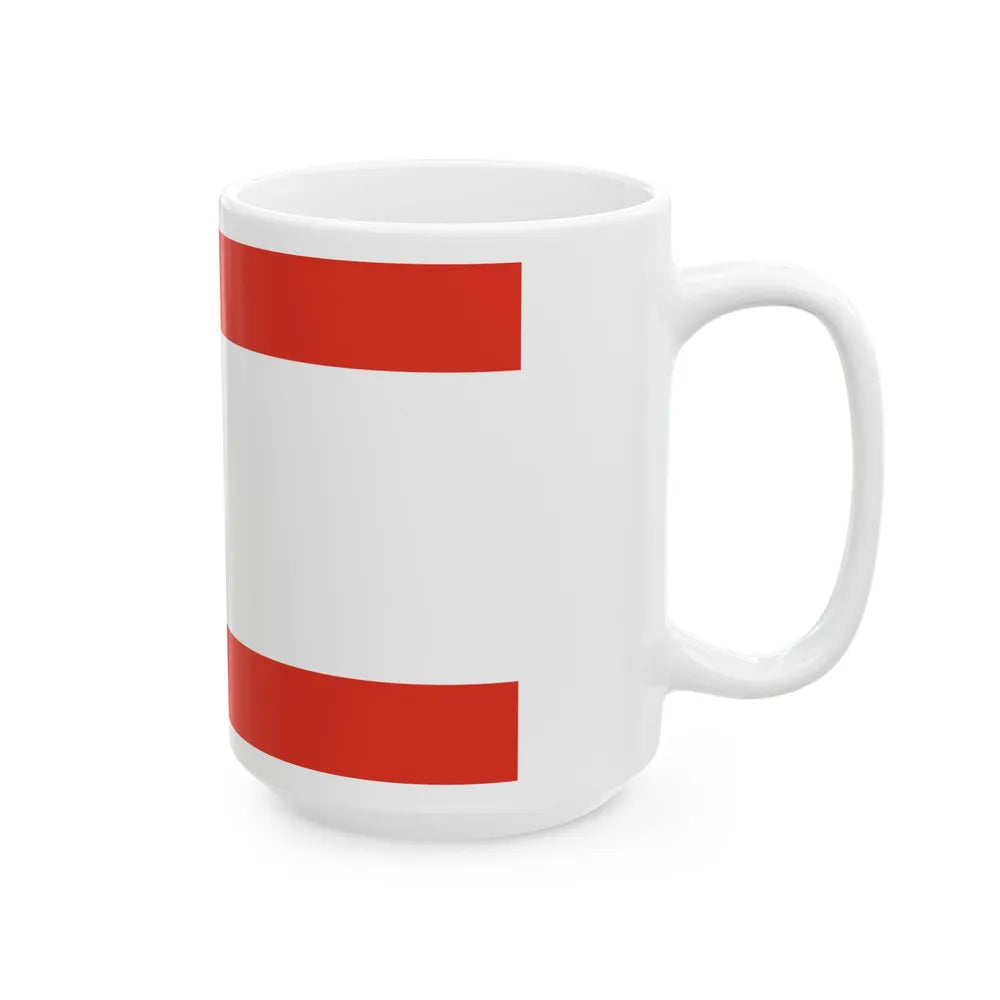 Flag of Berlin Germany - White Coffee Mug-Go Mug Yourself