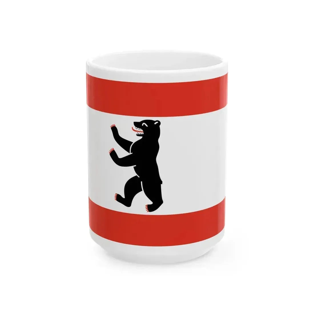 Flag of Berlin Germany - White Coffee Mug - Go Mug Yourself