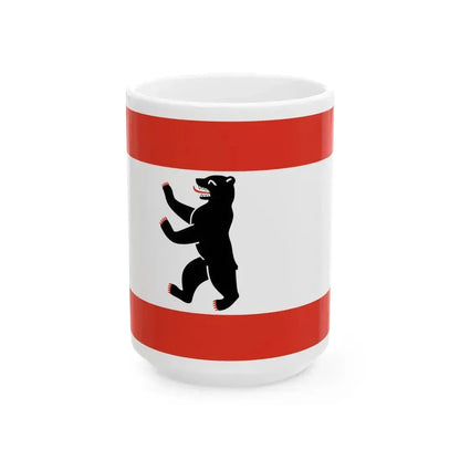 Flag of Berlin Germany - White Coffee Mug - Go Mug Yourself