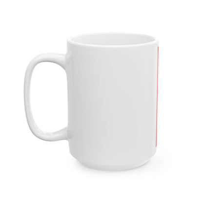 Flag of Berlin hanging (Germany) White Coffee Mug-Go Mug Yourself
