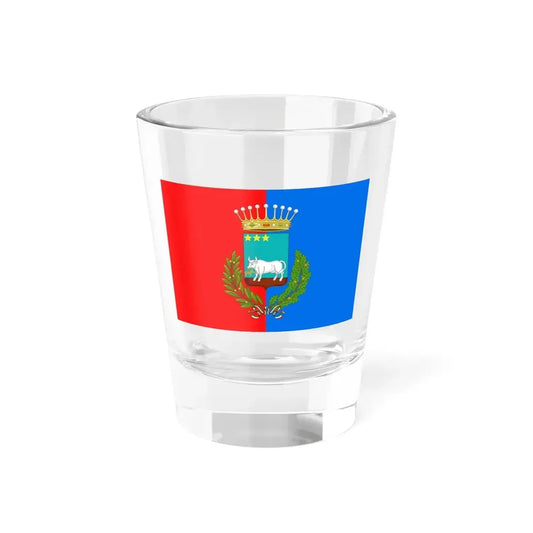 Flag of Bernalda (Italy) Shot Glass 1.5oz 1.5oz - Go Mug Yourself