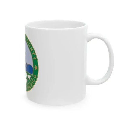 Flag of Bernalillo County New Mexico (Mexico) White Coffee Mug - Go Mug Yourself
