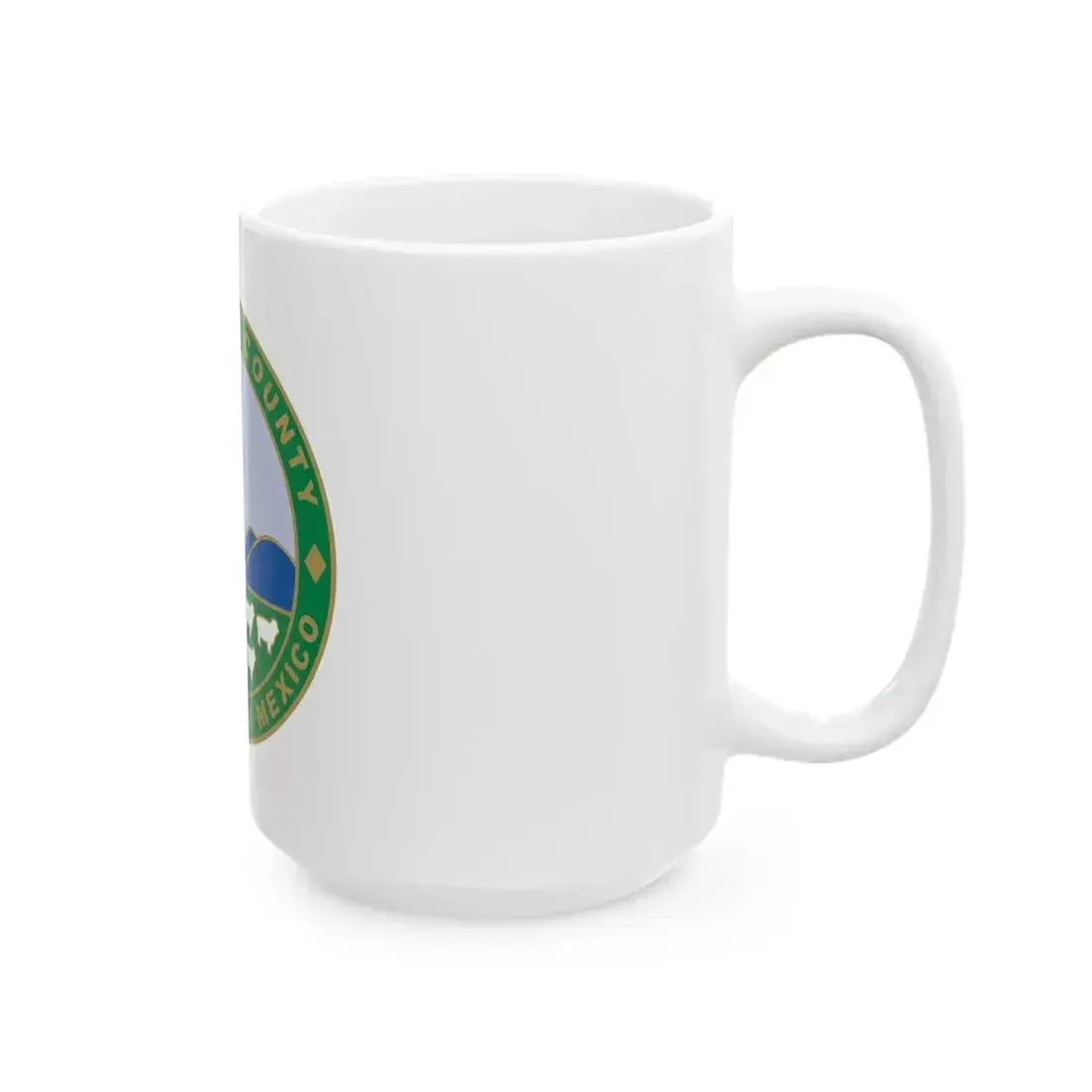 Flag of Bernalillo County New Mexico (Mexico) White Coffee Mug - Go Mug Yourself