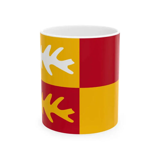 Flag of Bernards Township New Jersey (United States) White Coffee Mug 11oz - Go Mug Yourself