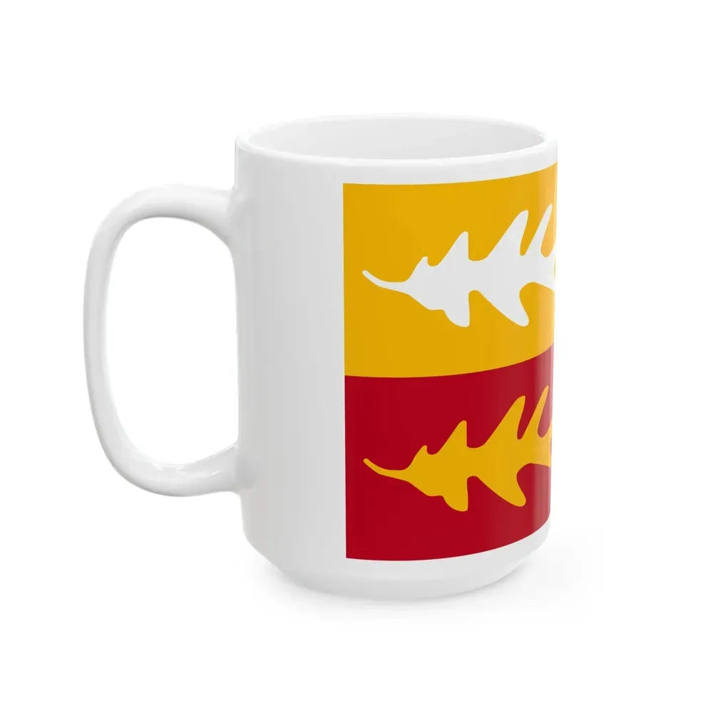 Flag of Bernards Township New Jersey (United States) White Coffee Mug - Go Mug Yourself
