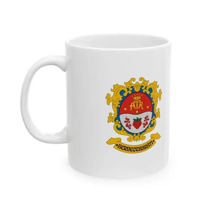 Flag of Bernecebarati (Hungary) White Coffee Mug - Go Mug Yourself